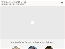 Tablet Screenshot of munkfoundation.com